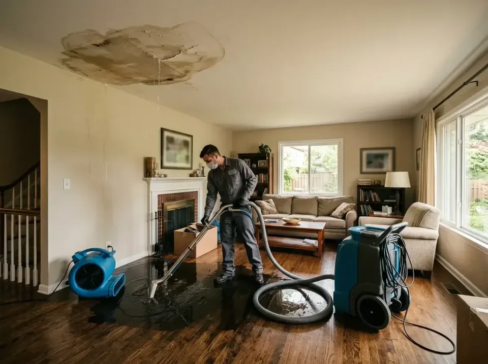 attic-pipe-burst-ceiling-drip-008 — frequently asked questions, Water Damage Restoration & Carpet Care in Centerville, IN